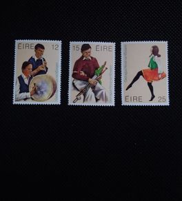 Ireland Mint Stamps : Irish Folk Music and Dance Set - 1980 - MNH