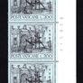 1975 Vatican City Fountains Commemorative Stamps Marigan strip of 5 Mint Never Hinged (MNH) Image 7