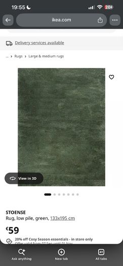 ikea rug