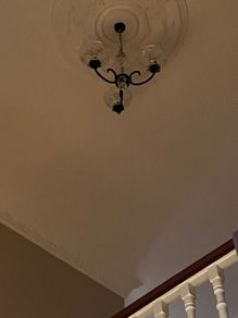 Galway Crystal 3 arm chandelier