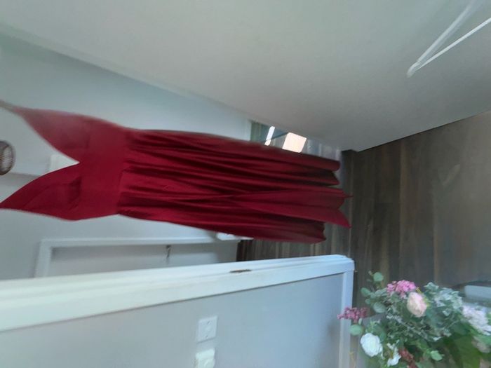 Red debs dress
