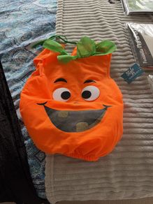 Halloween Unisex Pumpkin Toddler or Baby