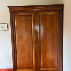 Mahogany WardrobeAntique Mahogany Wardrobe: Louis Philippe Style, Fitted Interior