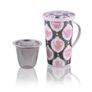 Large Porcelain Cup with an Infuser and Lid 350ml in Tube Image 2