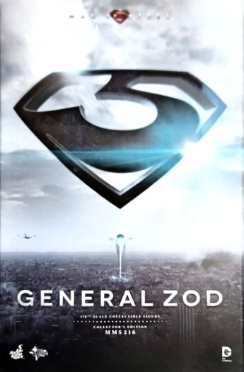 Hot Toys General Zod Superman Man of Steel 1/6 scale figure