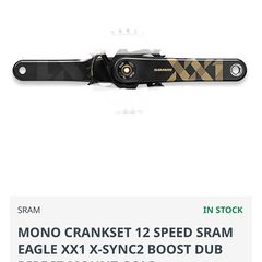 xx1 dub sram 170mm crank arms