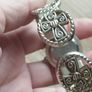 Geneva Women's Silver Tone Religious Open Cuff Bracelet Watch. Image 6