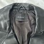 Stradivarius Black Faux Leather Biker Jacket Size S Image 2