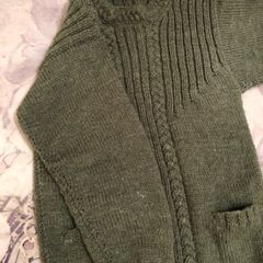 Hand knit Aran Jumper