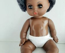 Vintage doll from late 60's with sleeping eyes