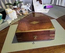 vintage rosewood box