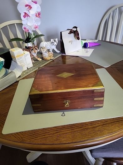 vintage rosewood box