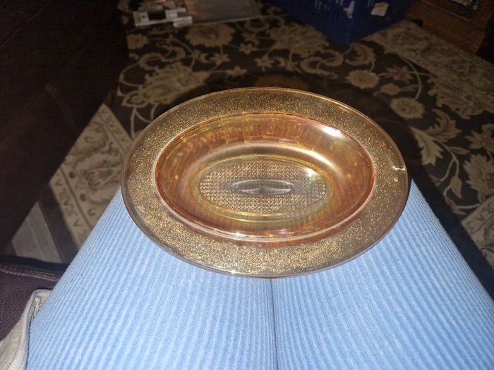 Carnival Glass Vintage Trinket Tray
