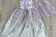 Dead Bride Costume (Dress and veil hairband) Age 8-9