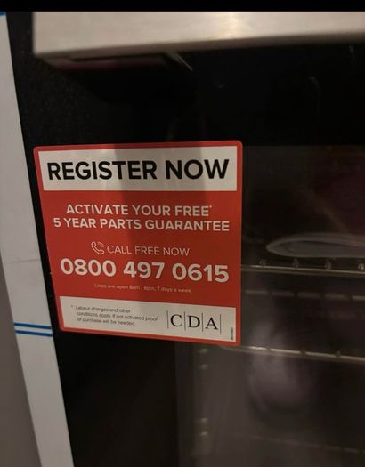 Brand new oven