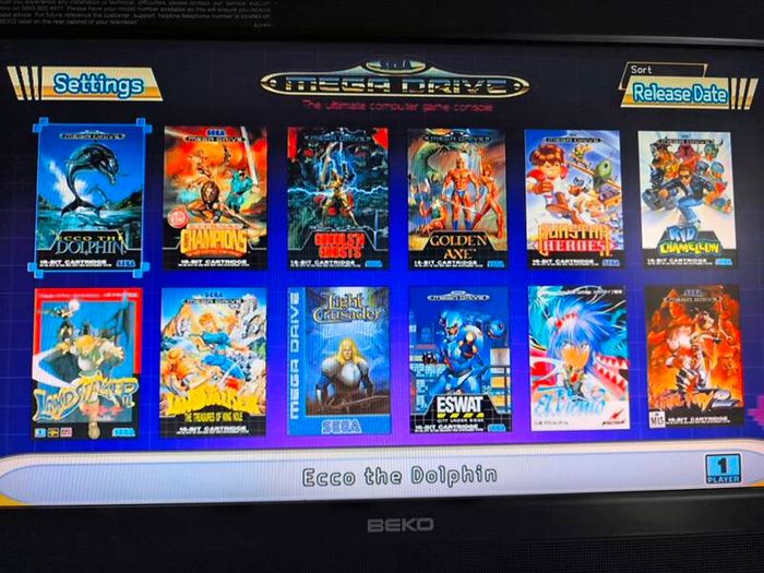 Sega Mega Drive Mini with 150 games