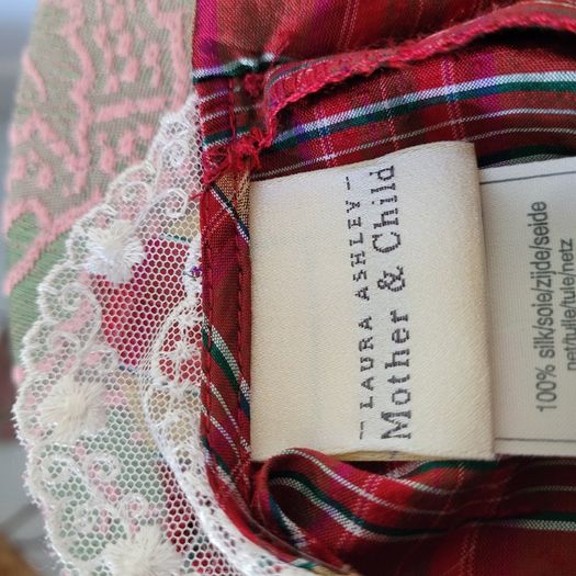Vintage 90s Laura Ashley Silk Dress