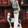 Giuseppe Armani Florence Lady with Great Dane Figurine Image 4