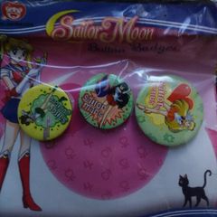 Sailor Moon Button Badges (3)