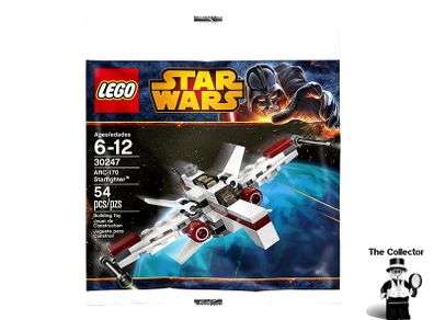 LEGO 30247 Star Wars Arc-170 Starfighter 54 Piece Polybag Brand New Sealed