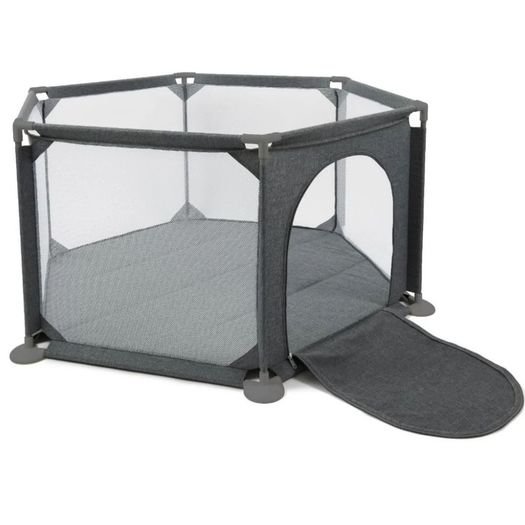 Babylo Safe & Secure Playpen - Dark Grey