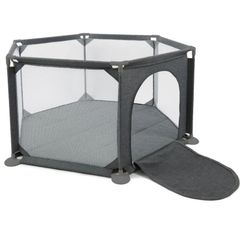 Babylo Safe & Secure Playpen - Dark Grey