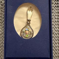 Swarovski - Baby Rattle. Gift. Baby Shower.
