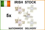 RGB LED Strip Light Connectors + Shape Adapters 4pin NO Soldering