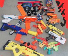 Nerf blaster collection