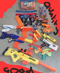 Nerf blaster collection