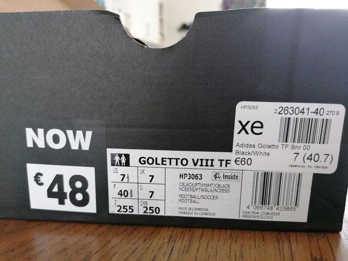 Adidas Goletto AstroTurf Trainers
