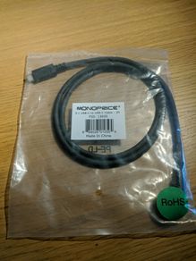 Monoprice 3.1 usb-c to usb-c cable 3ft