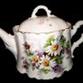 1800s rare large porcelain teapot Image 2