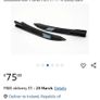 BMW 3 series F30 rear bumper splitters Image 6