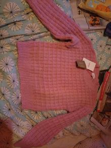 vera moda pink jumper , 9-10yrs