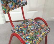 Lego decoupage chair