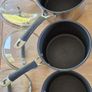 Set of 3 Circulon saucepans Image 2