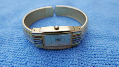 Vintage Bernard Lacomb Women's Two Toned Cuff Band Watch (works well)