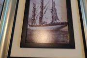 Lovely Framed Print Of Sailing Boat.