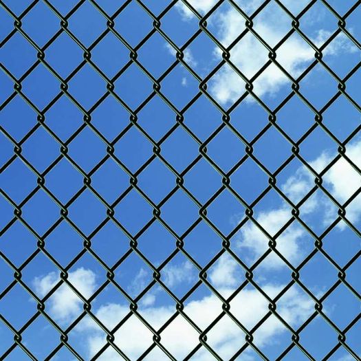 Chain Link Fence with Posts Spike Steel 1,0x25 m