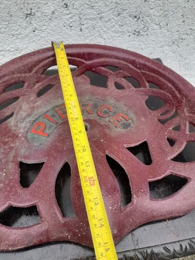 Vintage Cast Iron  Pierce Tractor Seat