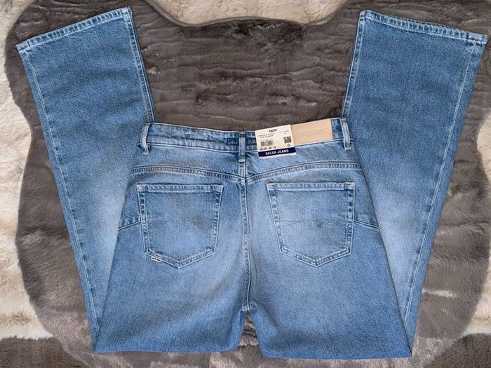 Salsa Jeans Light Blue Wash Faith Push In Bootcut W32 L30 With Tags