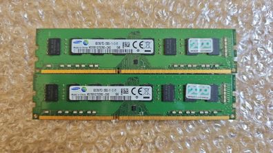 Samsung 16gb Ddr3 (2x8gb) Pc3-12800u M378b1g73db0-ck0 Pc Memory Ram