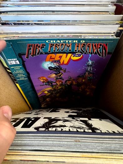 Image & Top Cow Long Comic Box w 320 comics for Sale