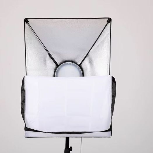 27in Continuous Studio Soft Box with 2pcs 80W Bi-color Dimmable LED Light