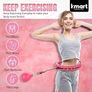 NEW SALE | Smart Hula Ring Hoops, Weighted Hula Circle 24 Detachable Fitness Ring with 360 Degree Auto-Spinning Ball Gymnastics, Massage, Adult Fitness for Weight Loss Image 2
