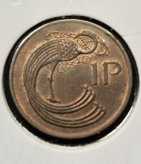Ireland 1974 Excellent penny coin