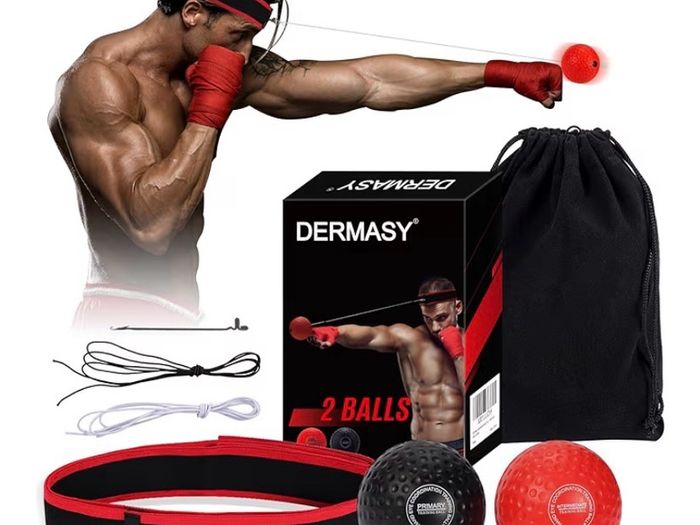 Boxing Training Ball with Headband Perfect for Reaction, Punching Speed, Fight Skill, Fitness, Boxing Equipment for Man Women and Kids
