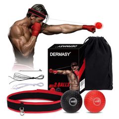 Boxing Training Ball with Headband Perfect for Reaction, Punching Speed, Fight Skill, Fitness, Boxing Equipment for Man Women and Kids
