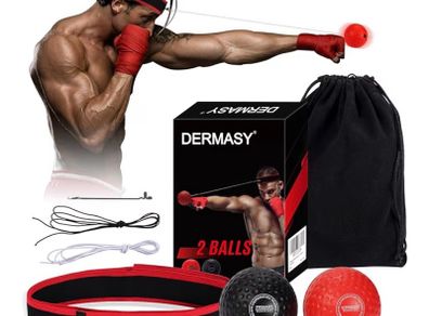 Boxing Training Ball with Headband Perfect for Reaction, Punching Speed, Fight Skill, Fitness, Boxing Equipment for Man Women and Kids